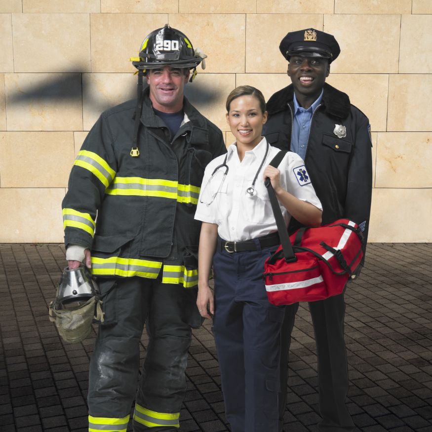 Fireman, EMT & Policeman